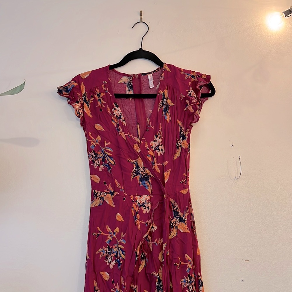 Maxi Skirted Romper with Tie